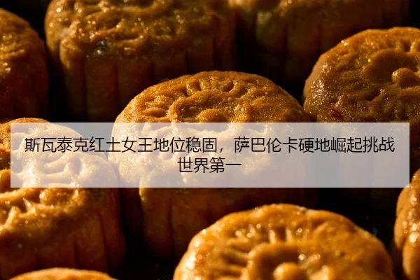 斯瓦泰克红土女王地位稳固，萨巴伦卡硬地崛起挑战世界第一